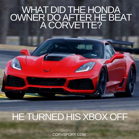 corvette meme|corvette jokes one liners.